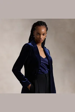Ralph Lauren Silk-Blend Velvet Blazer