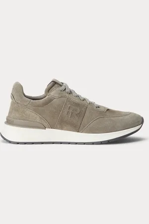 Ralph Lauren Ethan Calf-Suede Trainer