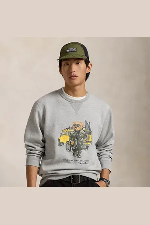 Ralph Lauren Polo Bear Double-Knit Sweatshirt