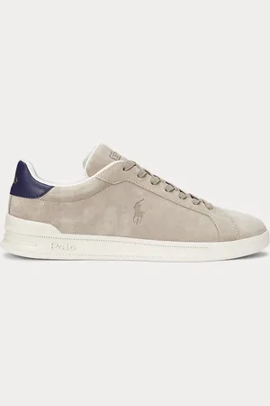 Ralph Lauren Heritage Court II Suede Trainer