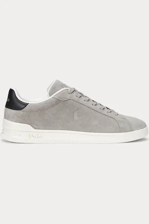 Ralph Lauren Heritage Court II Suede Trainer
