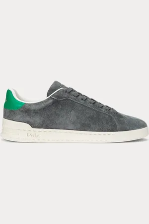 Ralph Lauren Heritage Court II Suede Trainer