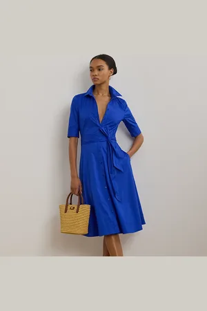 Ralph Lauren Cotton-Blend Shirtdress