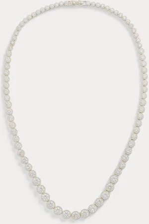 Ralph Lauren Plated Cubic Zirconia Necklace