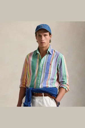 Ralph Lauren Custom Fit Striped Oxford Shirt