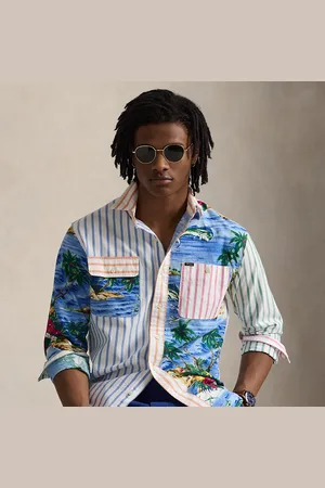 Ralph Lauren Classic Fit Patchwork Oxford Workshirt