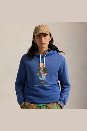 Ralph Lauren Polo Bear Garment-Dyed Fleece Hoodie