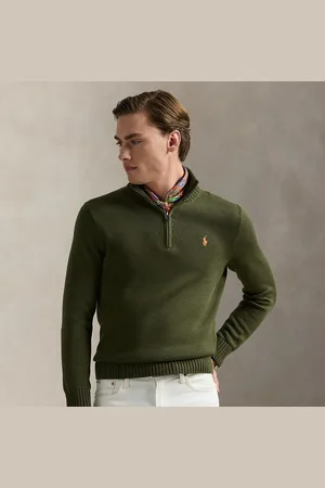 Ralph Lauren Cotton Quarter-Zip Jumper