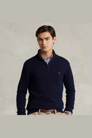 Ralph Lauren Cotton Quarter-Zip Jumper