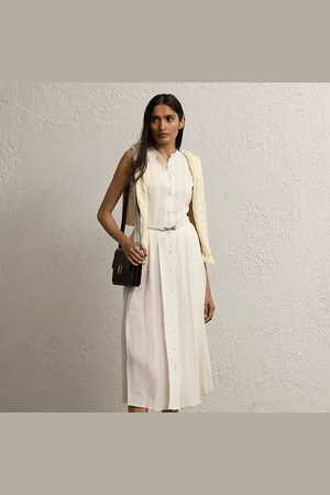 Ralph Lauren Kennedi Linen Sleeveless Day Dress