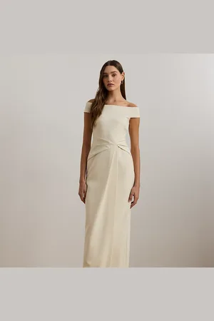 Ralph Lauren Petite - Crepe Off-the-Shoulder Gown