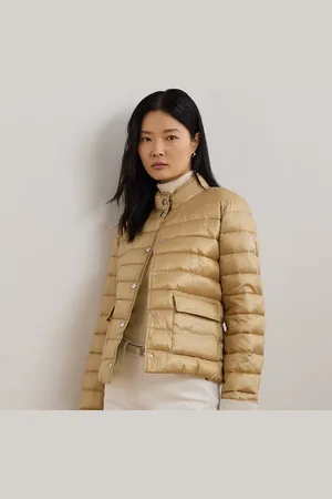 Ralph Lauren Metallic Quilted Down Coat