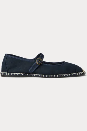 Ralph Lauren Canvas Mary Jane Espadrille