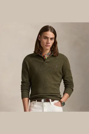 Ralph Lauren Wool-Cotton Polo Collar Jumper