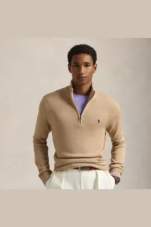 Ralph Lauren Cotton Quarter-Zip Jumper