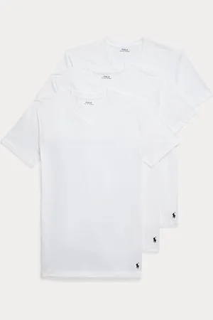 Ralph Lauren Cotton V-Neck Undershirt 3-Pack