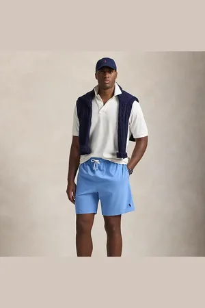 Ralph Lauren Big & Tall - Traveler Stretch Classic Fit Swim Trunks
