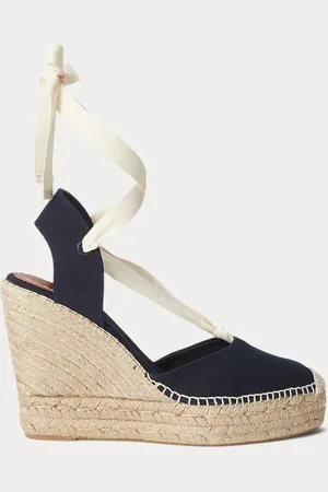 Ralph Lauren Canvas Wedge Espadrilles