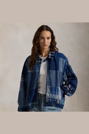 Ralph Lauren Patchwork Cotton-Linen Windbreaker