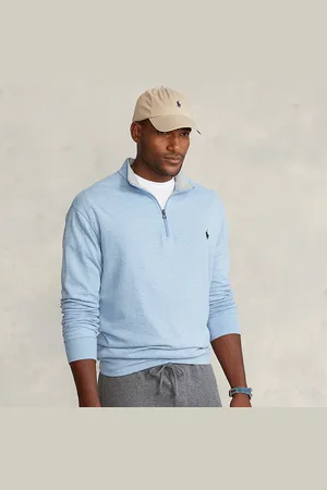 Ralph Lauren Big & Tall - Luxury Jersey Quarter-Zip Pullover