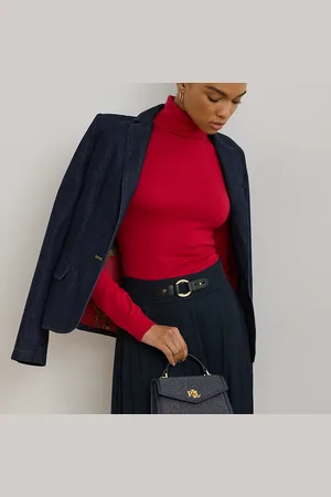 Ralph Lauren Canvas & Leather Small Farrah Satchel