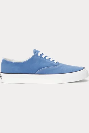 Ralph Lauren Washed Canvas Trainer