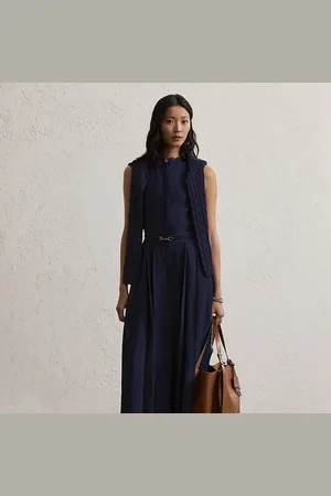 Ralph Lauren Kennedi Linen Sleeveless Day Dress