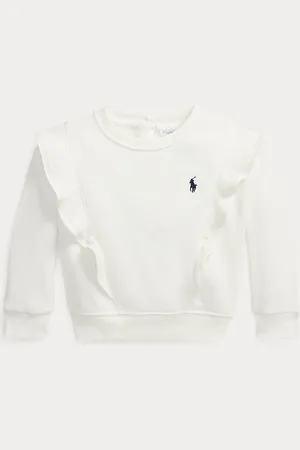 Ralph Lauren Ruffled French Terry Sweatshirt