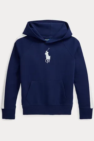 Ralph Lauren Striped Big Pony French Terry Hoodie