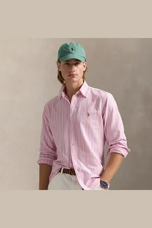 Ralph Lauren Custom Fit Striped Oxford Shirt