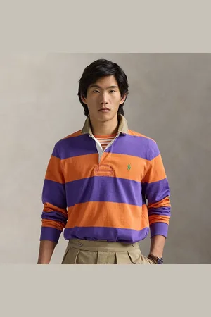 Ralph Lauren Classic Fit Khaki-Collar Rugby Shirt