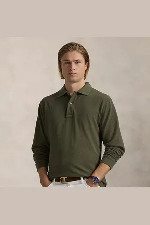 Ralph Lauren Big & Tall - Mesh Long-Sleeve Polo Shirt