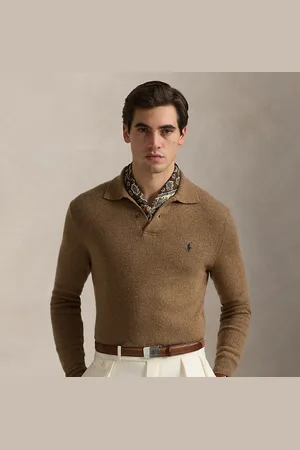 Ralph Lauren Wool-Cotton Polo Collar Jumper