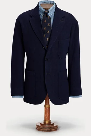 Ralph Lauren Unconstructed Jacquard-Knit Blazer