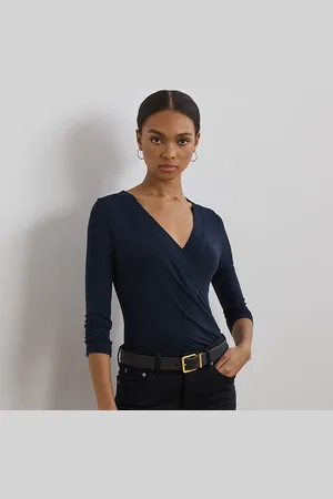 Ralph Lauren Surplice Jersey Top