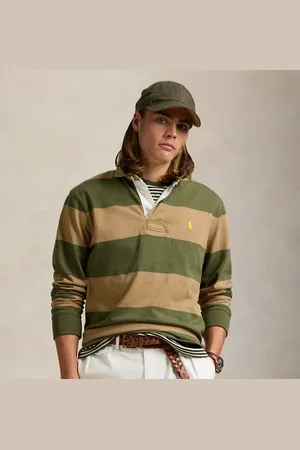 Ralph Lauren Classic Fit Khaki-Collar Rugby Shirt