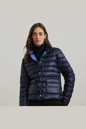 Ralph Lauren Metallic Quilted Down Coat