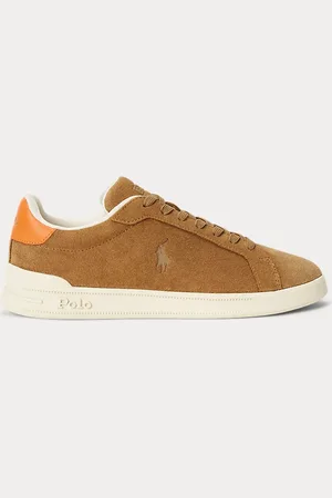 Ralph Lauren Heritage Court II Suede Trainer