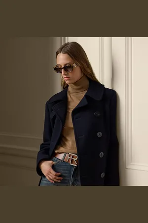 Ralph Lauren Logan Double-Faced Wool-Cashmere Peacoat