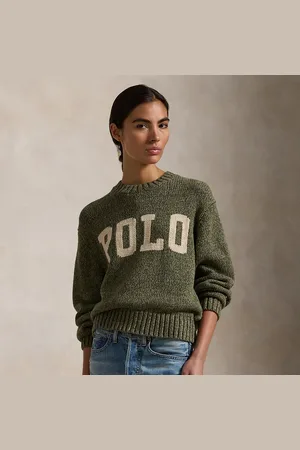 Ralph Lauren Logo Cotton Crewneck Jumper
