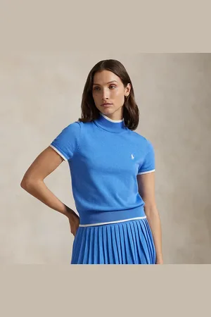 Ralph Lauren Short-Sleeve Mockneck Jumper