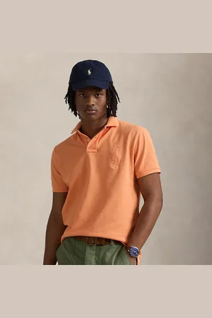 Ralph Lauren Custom Slim Fit Big Pony Mesh Polo Shirt