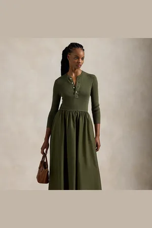 Ralph Lauren Henley-Bodice Dress
