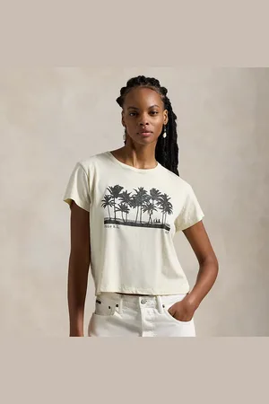 Ralph Lauren Shrunken Fit Jersey Graphic Tee