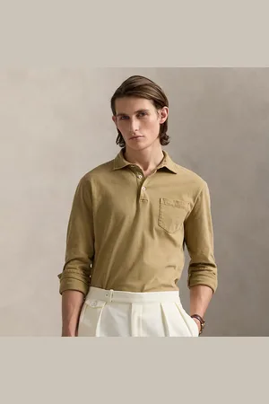 Ralph Lauren Classic Fit Sueded Jersey Polo Shirt