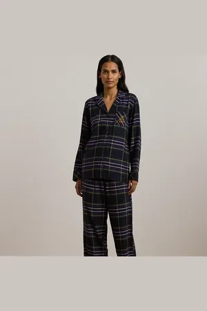 Ralph Lauren Plaid Herringbone Twill Sleep Set
