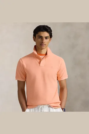 Ralph Lauren Custom Slim Mineral-Dyed Mesh Polo Shirt