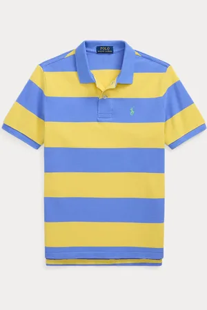 Ralph Lauren Nautical-Flag Cotton Mesh Polo Shirt