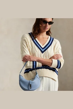 Ralph Lauren Polo ID Pebbled Mini Shoulder Bag