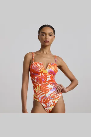 Ralph Lauren Print Shirred One-Piece